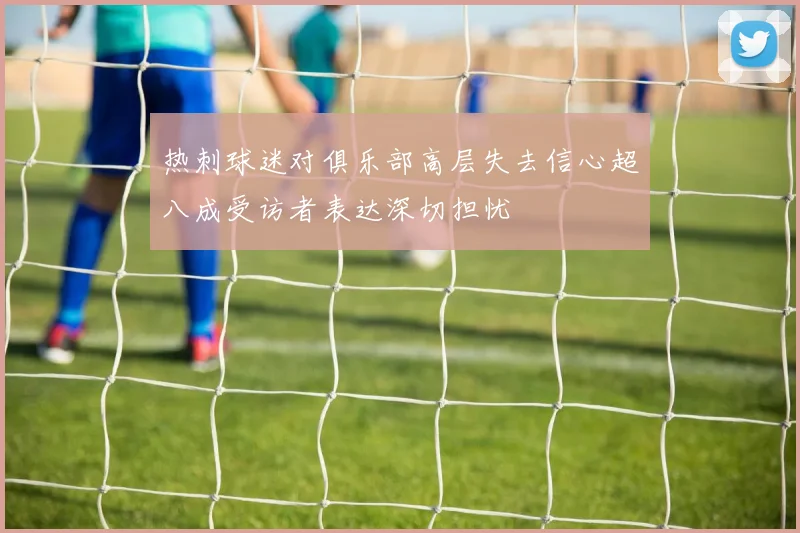 热刺球迷对俱乐部高层失去信心超八成受访者表达深切担忧